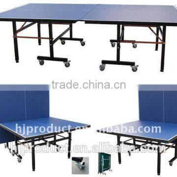 Factory price 18mm MDF Standard size Moveable foldable Table tennis table