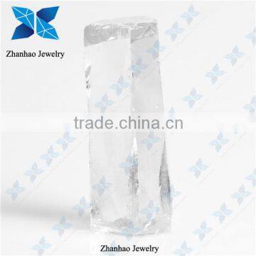 Hot sale cubic zirconia white rough cz stone in stock