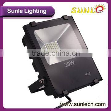 slim led flood light IP65 waterproof black aluminum alloy high lumen led flood light 30w