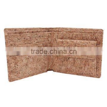 BOSHIHO Men Popular Bifold Cork Young Man Wallet photo-4