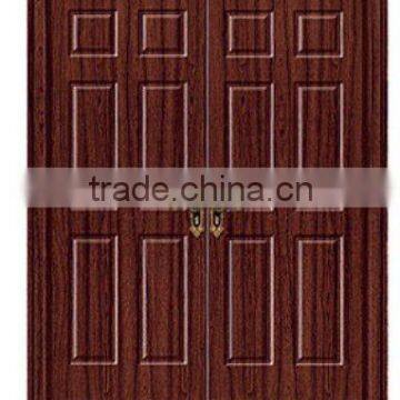 flush internal pvc door mdf, double door