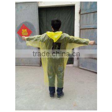 YunShang Cheap Disposable pe Rain Poncho
