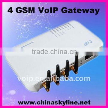 4 GSM SIM Card VoIP Gateway,4 GoIP