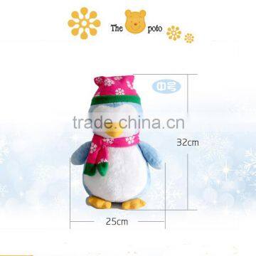 China supplier christmas decorating penguin doll for christmas gift