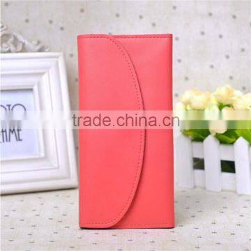 Top Sale Leather Long Card Holder Wallet New Customized Women Wallet 2016