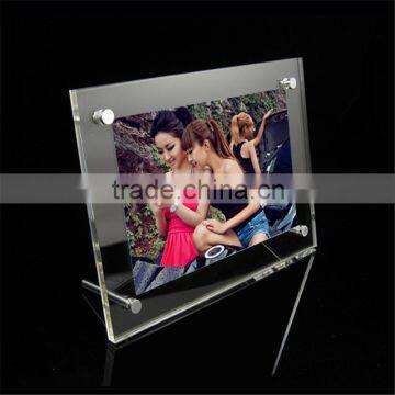 Hot Sale Simple Clear High-quality acrylic frameless photo frame with Competitive Price