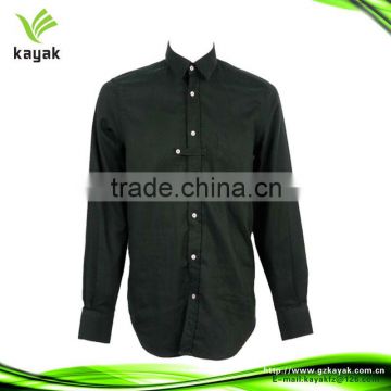 2013 High quality best men trendy black dress shirt