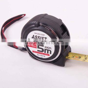 64 Co-molded Rubber case Steel measure tape