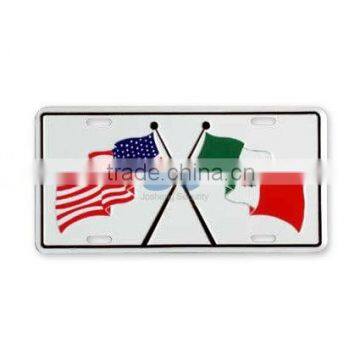 flag license plate