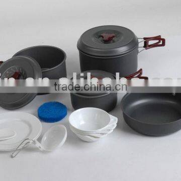 camping cooker set pot