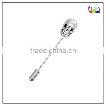 Silver Tone Skull Head Stick Pin