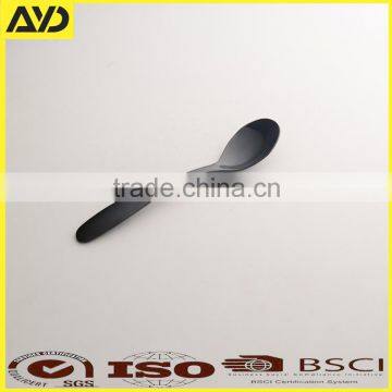 4pcs Black Stainless Steel Dinnerware Knives Fork Spoon Teaspoon Cutlery