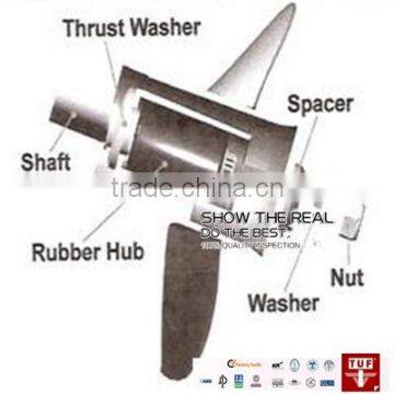 Copper alloy thruster for boat