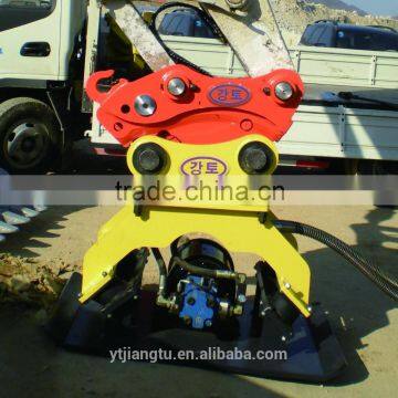 Hydraulic vibrating plate compactor for Excavator