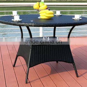 New Style High Quality Old Europe Style Synthetic Rattan Garden Furniture Table Set photo-3