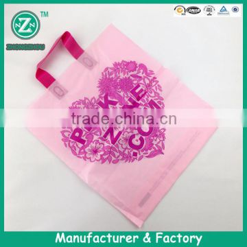 Guangzhou factory supply plastic gift packaging bags, plastic tote handle bag, promotion plastic gifts bag