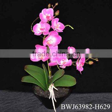 handmade real touch artificial orchid for wedding