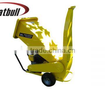 13hp gasoline 4 stroke high speed steel wood chipper shredder