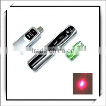 USB Wireless Presentation Remote Laser Pointer Pen 1mW