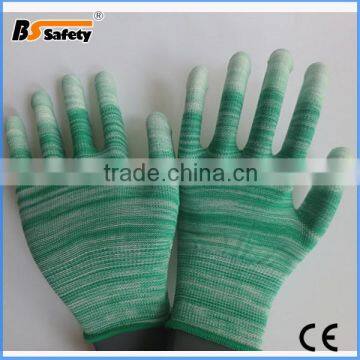 BSSAFETY factory price 2016 wholesale cotton kintted esd electrical hand job gloves