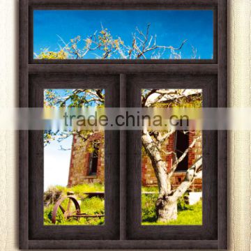 Superior quality aluminium wood composite windows with excellent wood effect