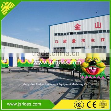 Thrilling amusement ride roller coaster for kiddie