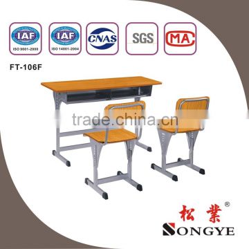 Double Student Desk&Chair,Durable student desk and chair