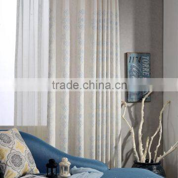 100% Polyester Curtain Embroidery Fabric For Interior Window photo-2