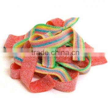 Blueberry Flavor Sour Belt Gummy Candy photo-6