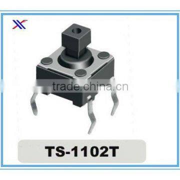 4 pin mini tact switch TS-1102T,Square button tact switch