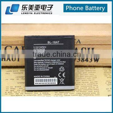 1800mah Li-ion Spice Mobile Battery for TECNO BL-18A