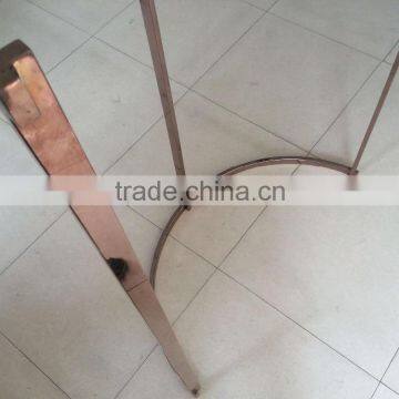 Rose Gold Steel Clothing Display Rack/good Quanlity Steel Display photo-2