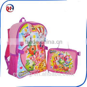 16inch Large Backpack with Detachable Lunch Box Bag