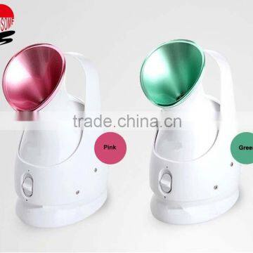 Home use electric portable ionic hot & cold facial steamer