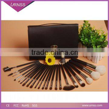 Wholsale Natural Hair Makeup Brushes Set With High Quality