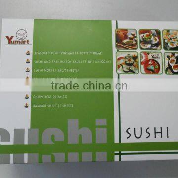 Sushi Kit (sushi Nori/sushi Soy Sauce /sushi Mat ,chopsticks ,sushi Wasabi , Sushi Ginger ,sushi Vinegar) photo-4