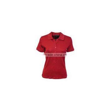 Red Color Ladies Polo Shirts