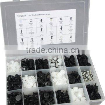  TC 418pc Plastic Fastener Trim Clip Assortment