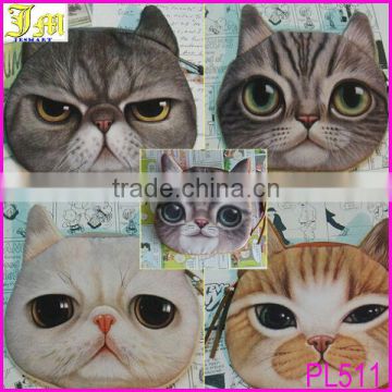 Very Cute Hot New Cat Face Coin Purse Zipper Pouch Money Coin Card Wallet Purse Case Makeup Bag Small