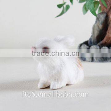 Rabbit Make Fur Life Size Animal Replica Easter Realistic Bunny photo-3