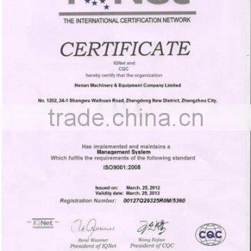IQNET QUALITY MANAGEMENT CERTIFICATE