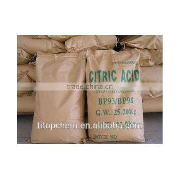 Citric Acid Monohydrate food grade food additive