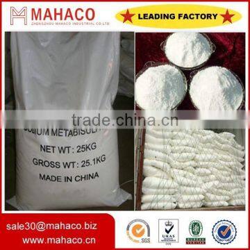 Food grade sodium metabisulphite