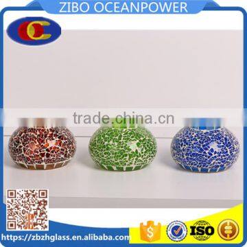 Glass jar colored Mosaic Glass shishahookah