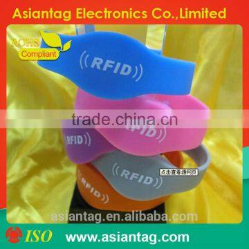 Silicone RFID Wristband/Bracelets 125Khz/13.56Mhz/uhf