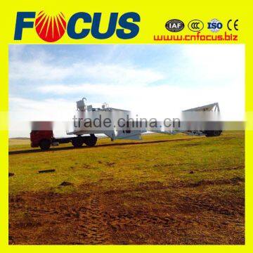 ISO Certified 50~60m3/H Mobile Concrete Batching Plant, Trailer Concrete Plant photo-3