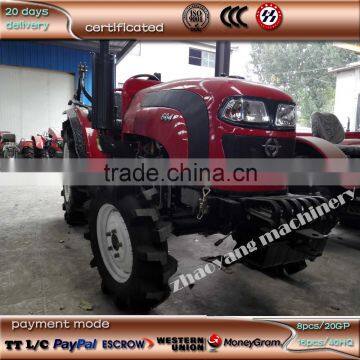 Tractor FN604B (paddy tyre type), safty-frame, 60hp, 7.50-16/11.2-24 tyre, 2 hydraulic valves, power steering