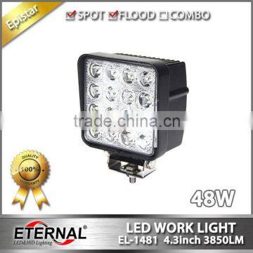 4in 48W agriculture equipments truck tractor harvester machinery high power led work light