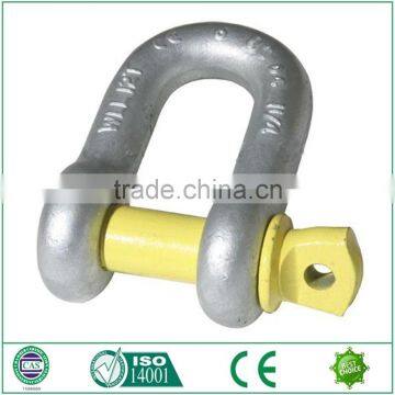 US Type Bolt and Nut Steel Drop Forged Safety Chain Shackle for sales