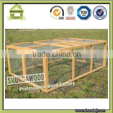 Wooden Rabbit Cage Fence Enclosure photo-2